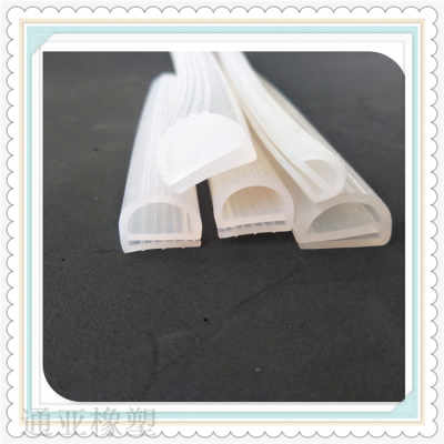 供應(yīng)透明e型硅膠密封條